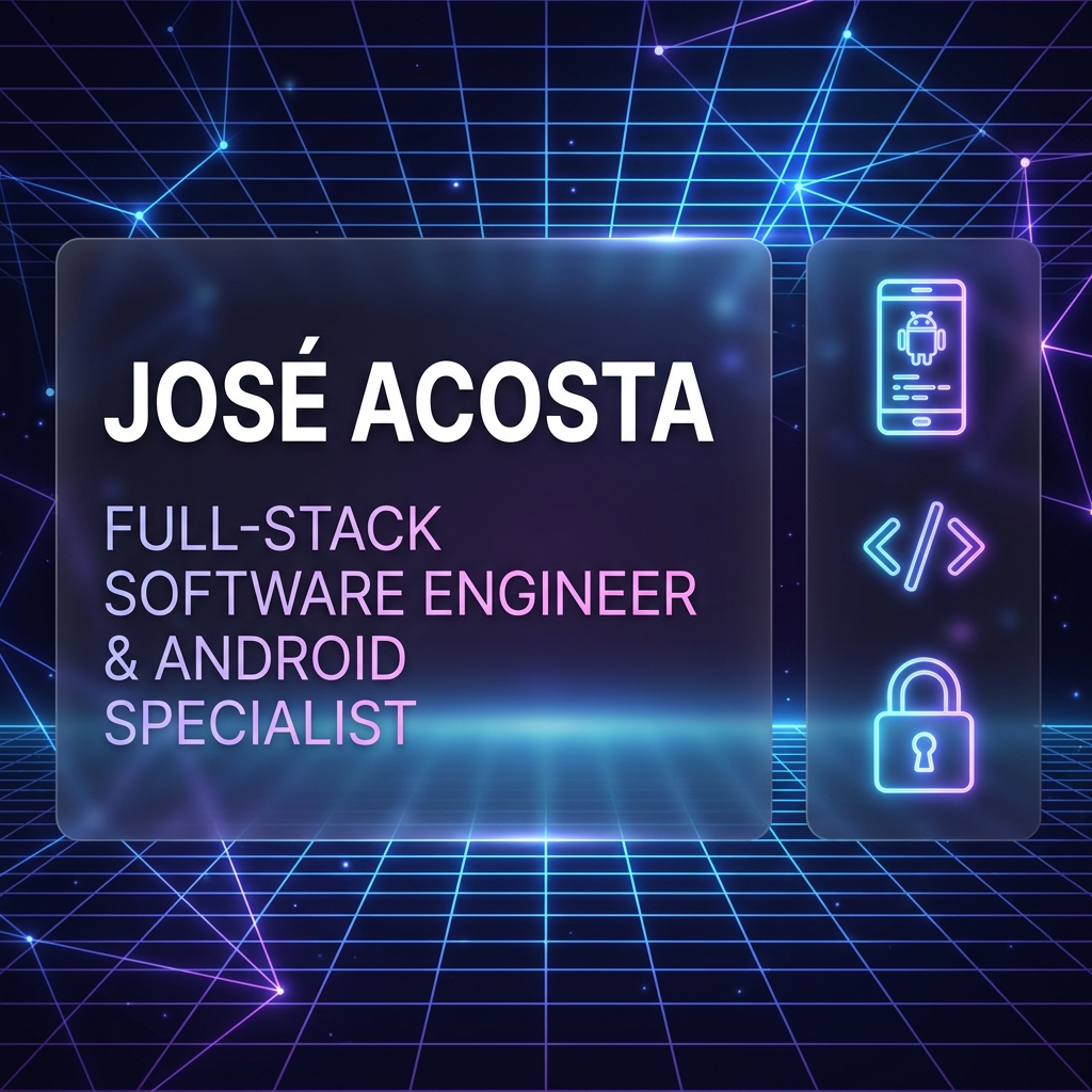 José Acosta | Full-Stack Software Engineer & Android Specialist